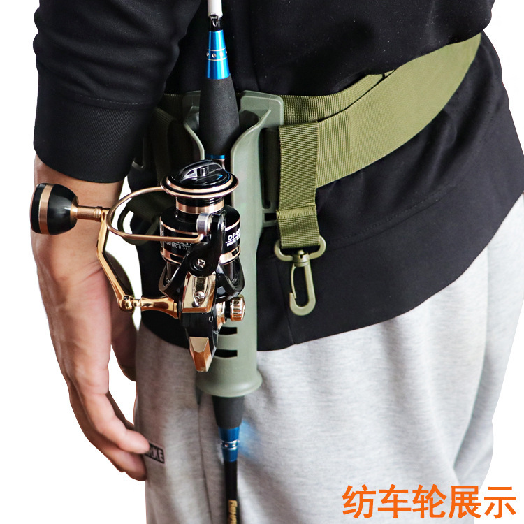 渔具便携式随身插竿器钓鱼插竿筒多功能插杆架杆矶竿路亚竿架