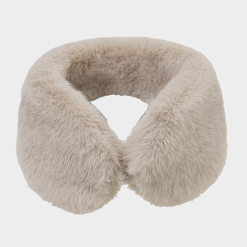 Warmer Kunstfellschal Für Damen Im Korean Style Winter Accessoire_voghion.com