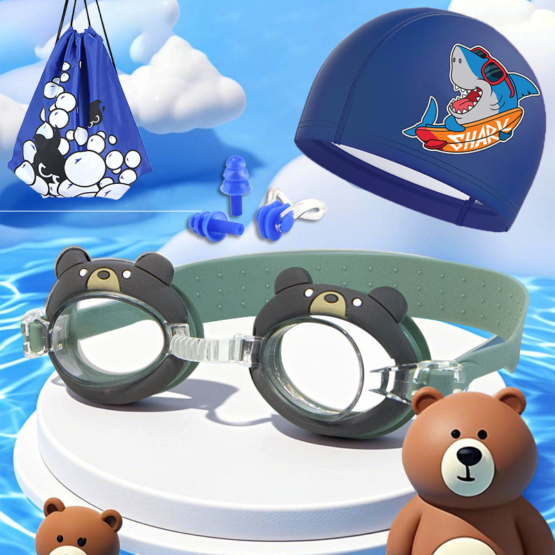 Gafas de Natación Infantil de PC Impermeable y Antivaho para Piscina image 23