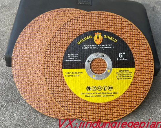 Cuchillas de corte de molino de ángulo de escudo de oro a prueba de explosiones, 100 hojas de pulido, cortes pequeños de molino de mano, cuchillas de molienda de cuatro pulgadas, hojas de sierra importadas