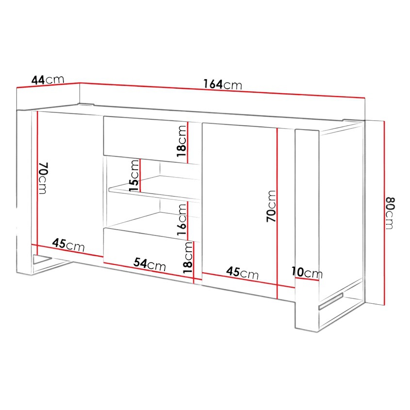 Aparador para el hogar gabinete pequeño gabinete de apartamento gabinete de almacenamiento armario de cocina gabinete de té sala de estar gabinete lateral