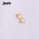 Jamila Middle East Dubai 24k Gold Plated Bridal Bronze Earrings African Nigerian Women Wedding Earrings Jewelry