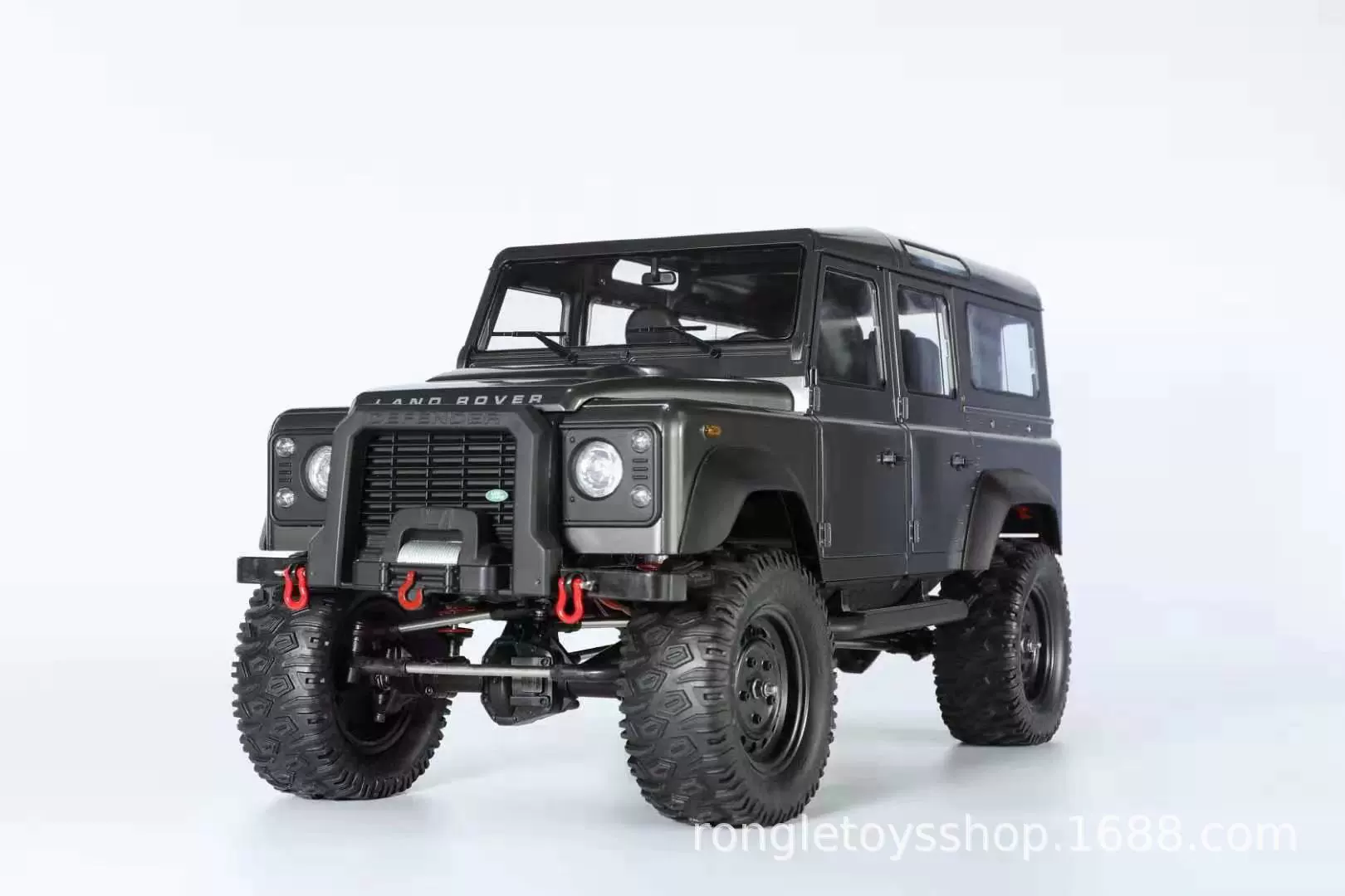 Land Rover, внедорожник SUV с четырьмя приводами, электрический автомобиль, мини-фигура, игрушечная машина, может подниматься, масштаб 1:8, дистанционное управление