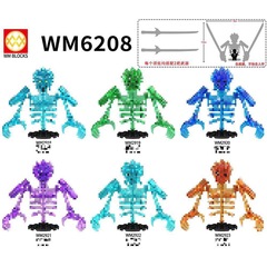 外国貿易商品 WM6208 アニメシリーズ忍者スサノオミニフィギュアモデルビルディングブロック組み立ておもちゃ袋卸売