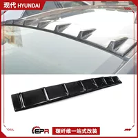 Подходит для Hyundai Genesis Genesis Coolpad, модифицированное окно из углеродного волокна, установка верхнего крыла и спойлера на крыше