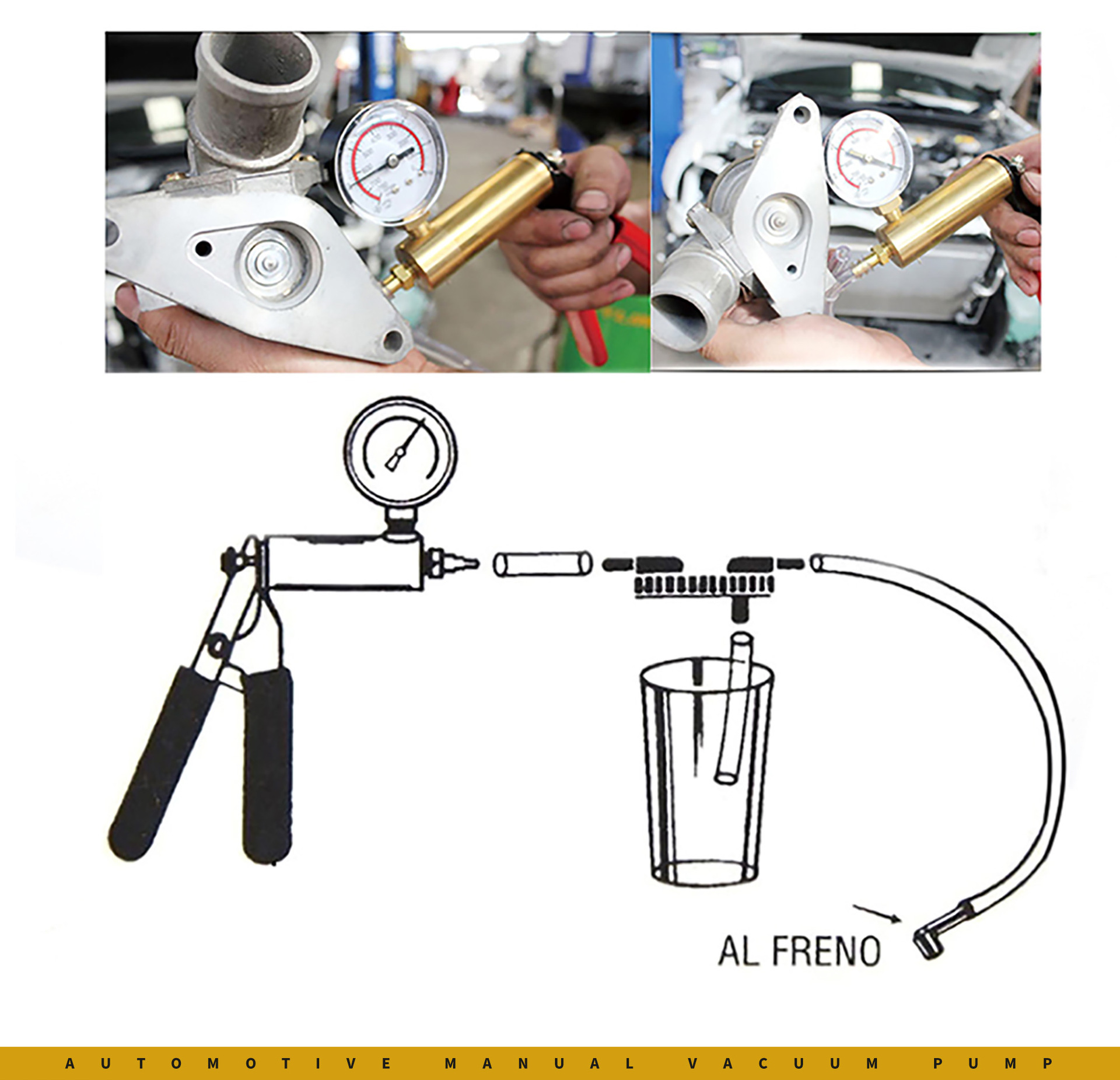 Manual Vacuum Pump Auto Repair Oil Suction Gun Brake Fluid Replacement Tool Single Pump Replacement Device Auto Repair Tool Set Wholesale