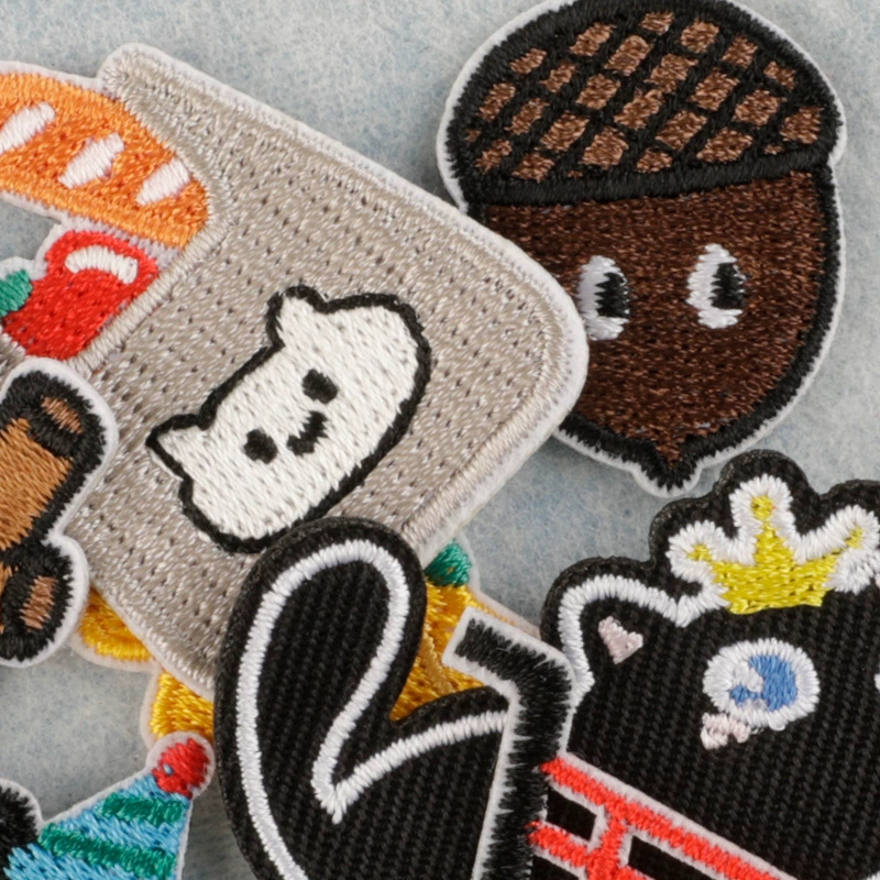 Декоративные изделия для хозяйской сумки (ручная работа) embroidery 한국Wappen оригинальная мультяшная зверьковая еда клеевая нашивка тканевая нашивка