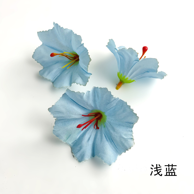 Simulación de flores de lirio pequeñas tocadillos de color hechos a mano didiy flor accesorios de ropa de bodas regalos de mano decoración fotografía