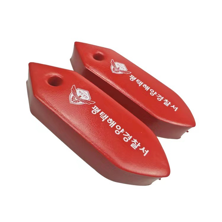 批发浸胶海绵吊牌 NBR侵胶浮标玩具 包胶鱼形状玩具钥匙扣