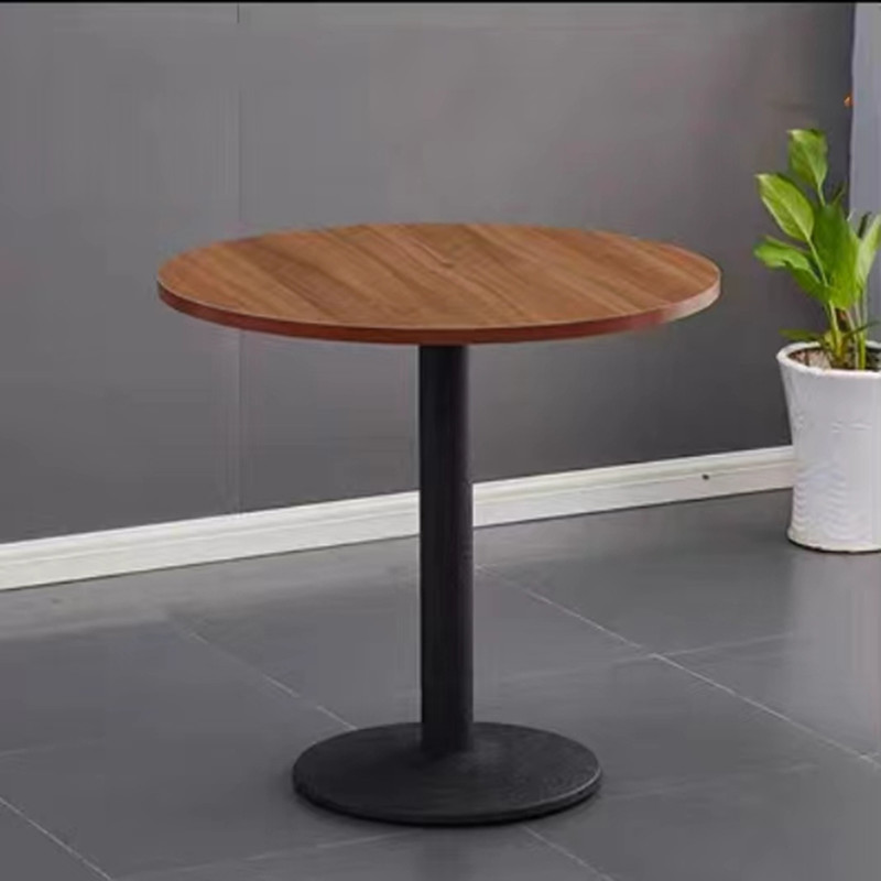 Nórdico hogar mesa de ocio hotel de negocios recepción mesa redonda de oficina de negociación inswind leche té cafetería blanca