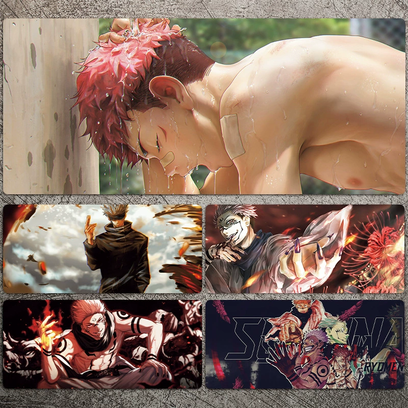 Большой коврик-мышь, Jujutsu Kaisen, для ноутбука и клавиатуры, коврик для стола