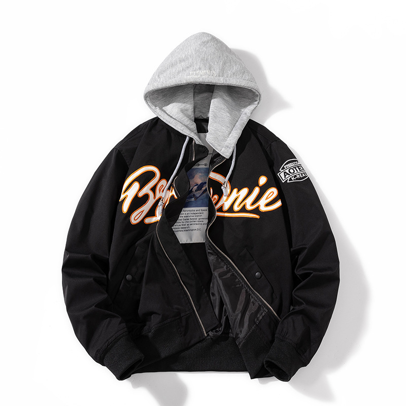Autumn Men's Jacket New Fashion Brand nasa Joint Embroidered Jacket Rush Jacket Aviator Jacket for Men