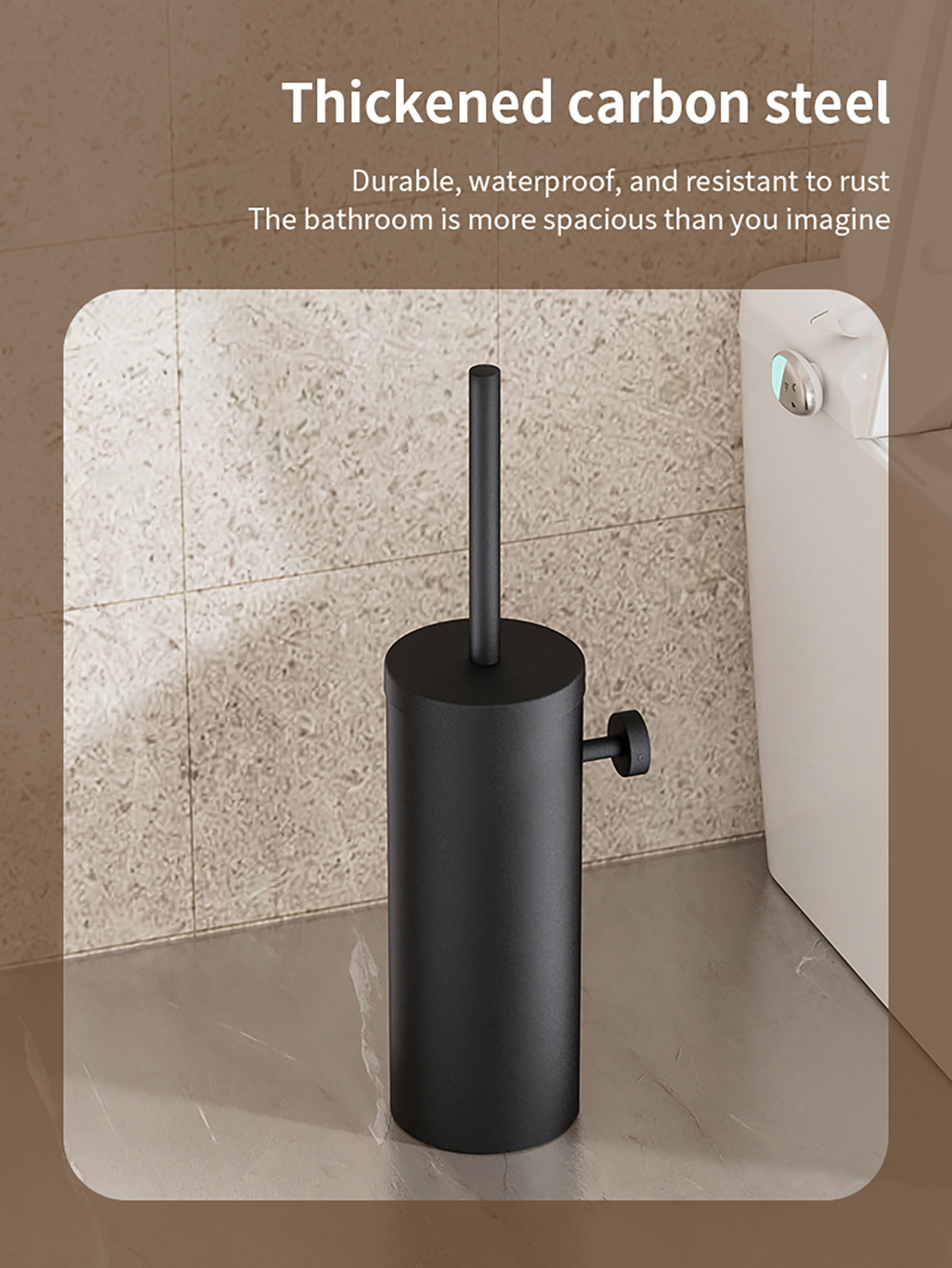 Toilet Base Home Use 360°Toilet Brush With Long Handle For Cleaning Without Dead Angles_voghion.com