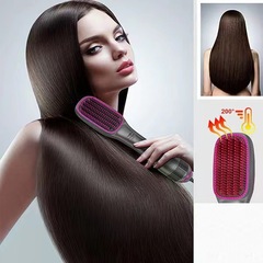 スリーインワンヘアドライヤー、熱風コーム、ストレートヘアコーム、オールインワンカスタマイズ可能なヘアアイロン、国境を越えた供給、工場在庫