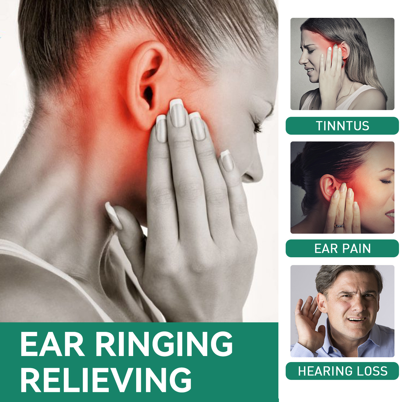 EELHOE for External Canal Earwax Blockage Cleaning and Alleviating Tinnitus Back Care Ear Drops_voghion.com