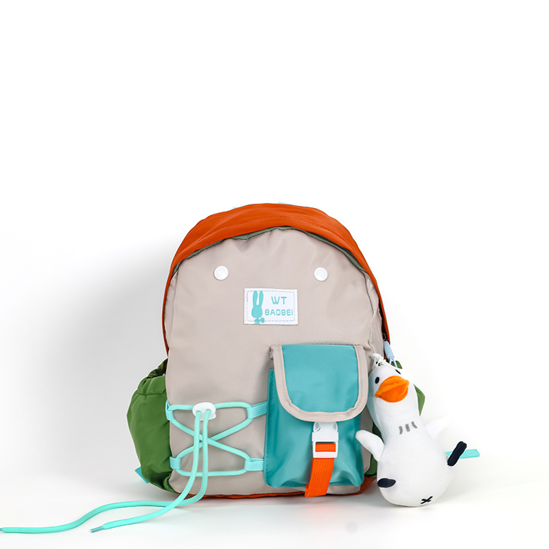 2026 nuevo estilo coreano bolsas escolares para estudiantes de jardín de infantes lindas muñecas de peluche mochilas para niños y niñas