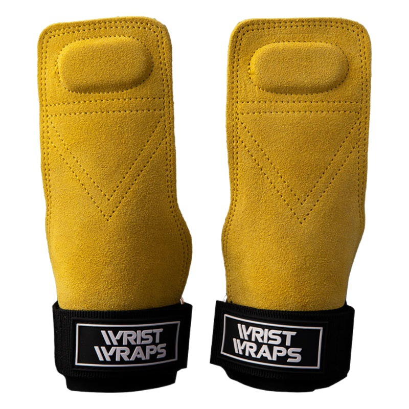 Ready Stock Cowhide Non-Slip Durable Fitness Gloves for Men and Women Weightlifting Wrist Support Palm Protection Pull-Up Deadlift