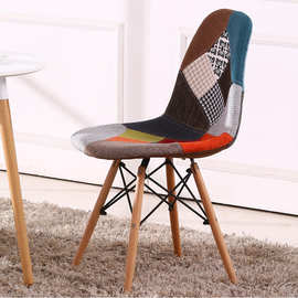 设计师椅简约时尚休闲创意电脑椅子办公餐椅布艺会议椅