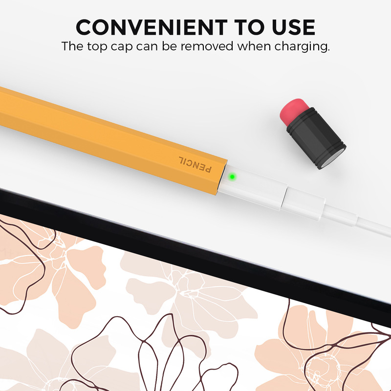 アップルペンのシリコン保護カバーApple Pencil pro & 2世代レトロ鉛筆滑り止めペンカバー|undefined