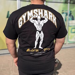 2025クロスボーダー漫画トレンドホットスタイルハンサムGYMSHAPKプリント半袖Tシャツ夏のトレンドブランドラウンドネックトップ