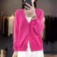 Summer new ice silk linen cardigan women's coat loose thin sunscreen slim temperament air conditioning shirt factory direct sales