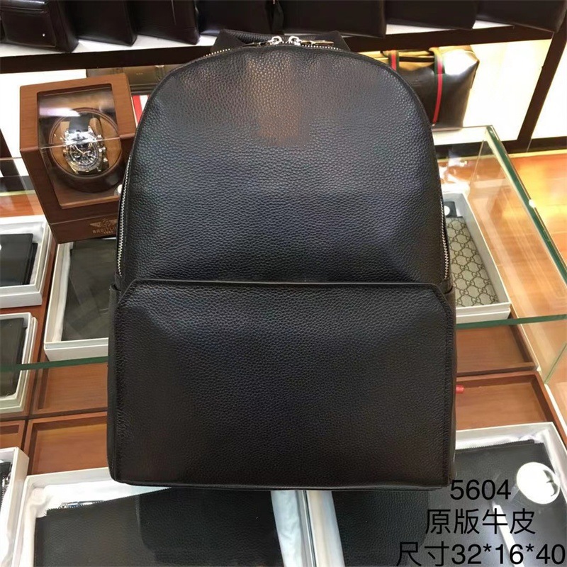 Mochila de gama alta capa superior de piel de vaca mochila casual para hombre bolso de tela de alta fibra para hombre bolso de mochila portátil de todo fósforo transfronterizo