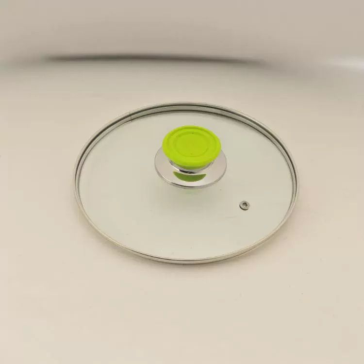 10 piezas de aluminio color sopa olla antiadherente wok leche olla profunda pan con tapa de vidrio transparente con mango