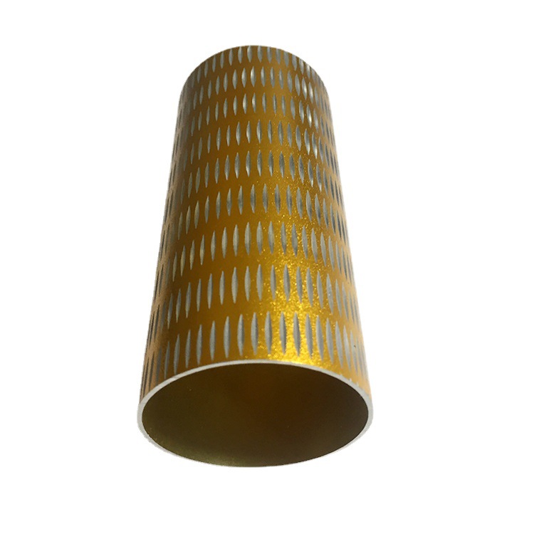 跨境生産制造CNC加工加工擠壓雕刻圓管羅馬刨花窗簾杆