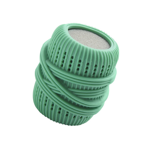 Creative anti-tangle sponge with refillable liquid laundry ball household anti-knot and decontamination washing machine cleaning ball direct sales