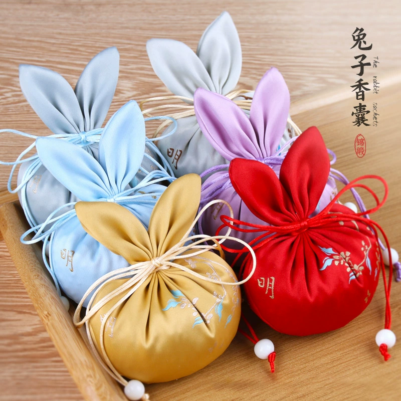Праздник лодок-драконов саше Древний стиль дворцовой сумки саше кролик форма ароматная сумка вышивка ручной одежды подвеска