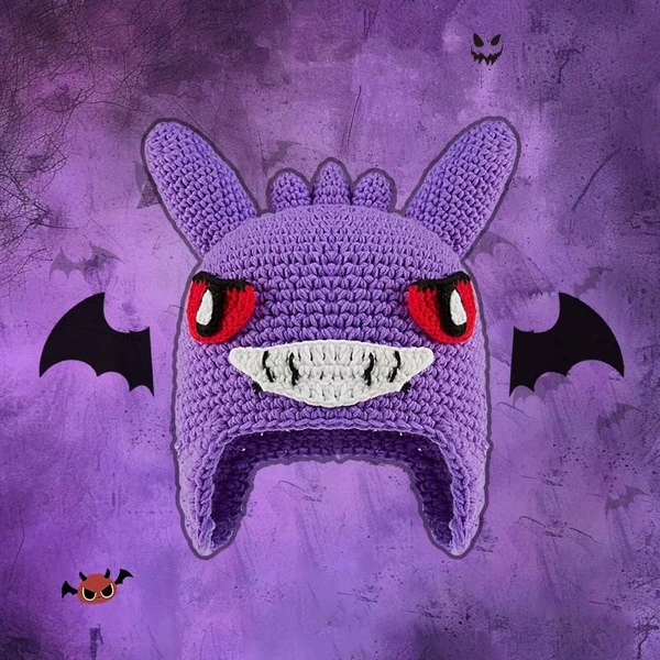 Фиолетовый (шапка Gengar)