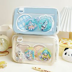 筆袋小眾不撞款透明筆袋高顏值女孩文具盒小學生高級感專用鉛筆盒