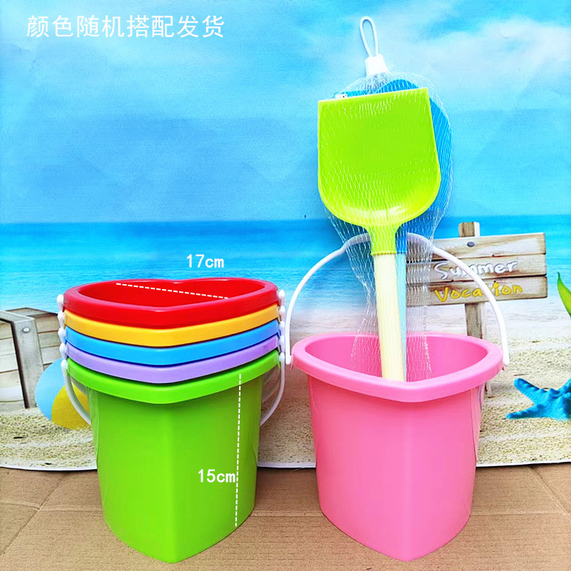Juguetes de playa para niños al por mayor pala y set de barril castillo caricatura barril costera herramientas de excavación de arena parques puestos