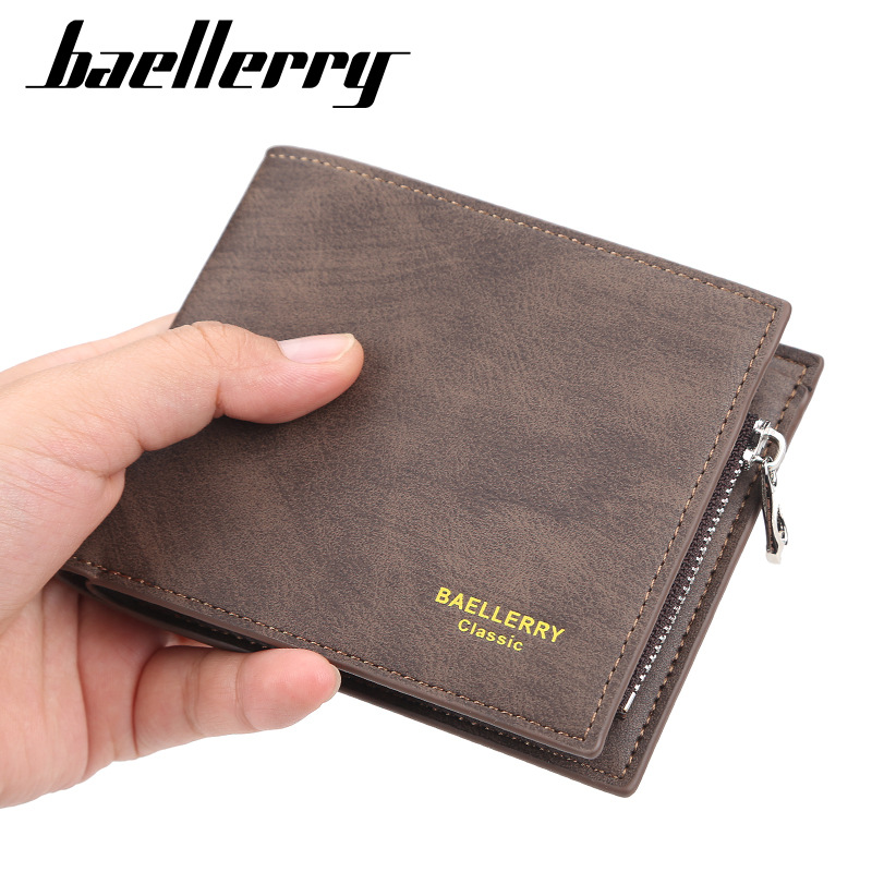 Driver'S And Men'S Short Korean Multi Card License Zero Fashion Horizontal Zipper Wallet