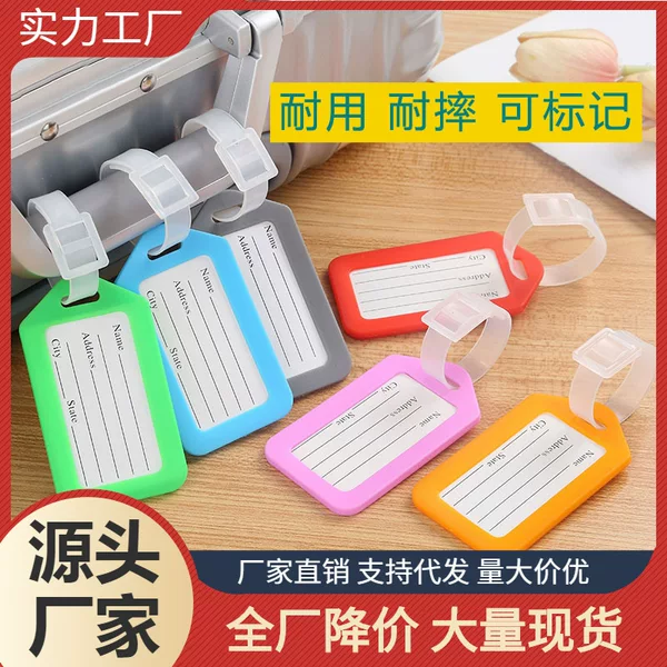 Luggage Tag Plastic Checked Luggage Tag Travel Registration Tag Suitcase Pendant Tag Boarding Pass