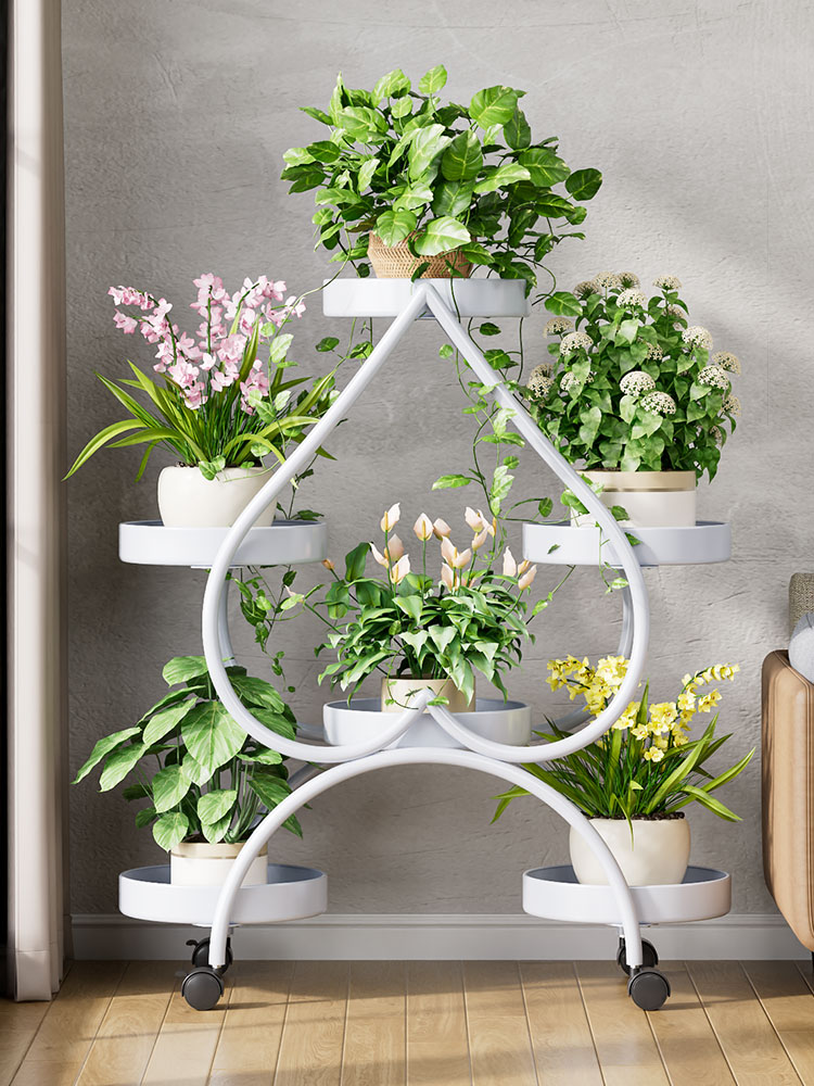 업그레이드된 흰색 - 대담하고 두꺼워진 6개의 세면대 [무료 범용 바퀴]