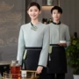 服务员秋冬西餐厅酒店工作服