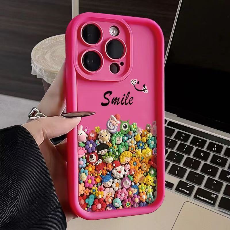 Muñeca de color para iPhone 16pro funda para teléfono móvil Apple 15 anti-caída 14 lindo 13promax nuevo 12x