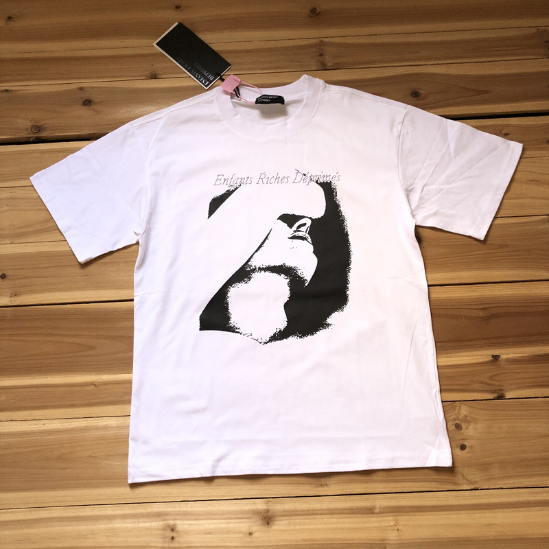 Long-Term Erd Crazy Melancholic Wealthy Second-Generation Niche Trendy American Summer Loose Men's Couple Short-Sleeve T-Shirt