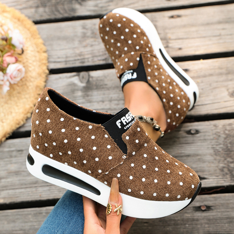 European and American casual plus-size fashion women's shoes, 2026 autumn new style, platform thick-soled shiny glitter sports shoes European and American casual plus-size fashion women's shoes, 2026 autumn new style, platform thick-soled shiny glitter sports shoes