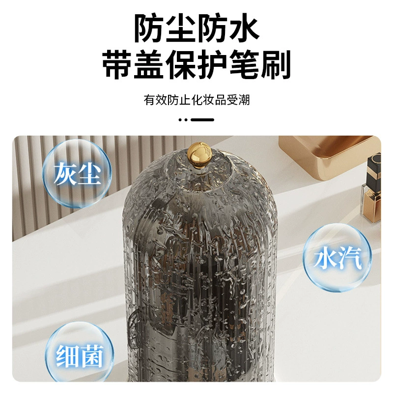 Table pens holder for boxes, cosmetic rotating storage box, brush, storage system, dressing table