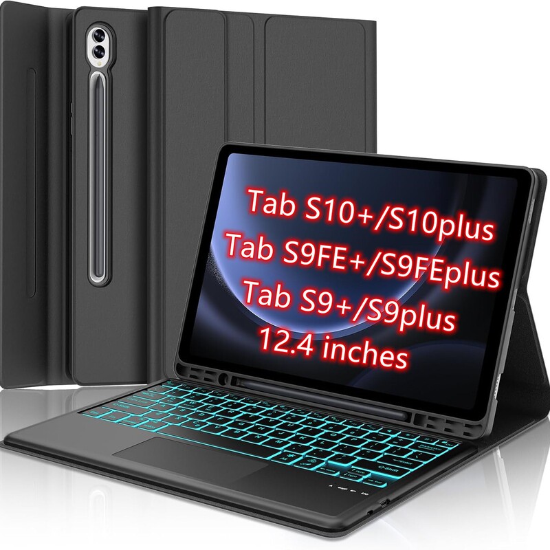 For Samsung Galaxy Tab S10 /S9 FE /S9 plus12.4 inch keyboard case touch