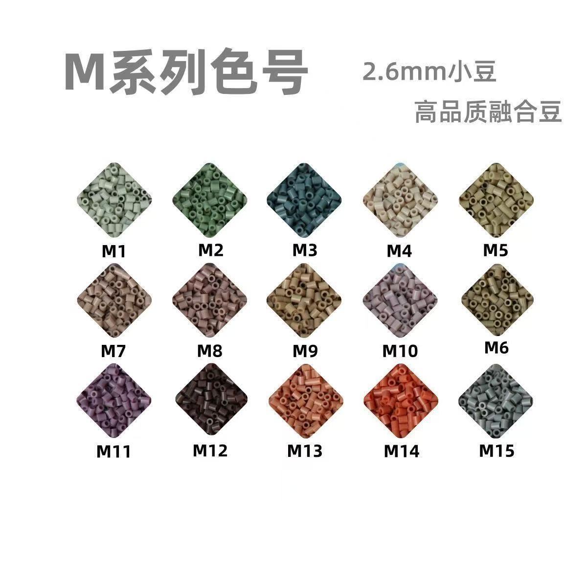 [m series color number] / Total number of shots available, please note color number