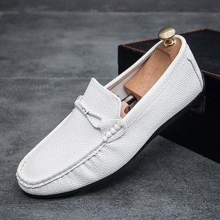 Doudou Shoes Men's Shoes Summer New British Style Fashion Trend Casual Versatile Men's Shoes Soft Sole Slip-On Loafers