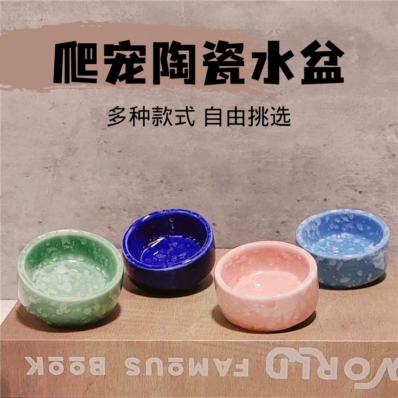 Керамический таз для еды для хомяков Ежик с защитой от брызг пищевая тарелка для еды для птиц миска для еды для птиц кормушка для корма для домашних животных прямые продажи с фабрики