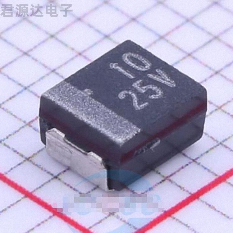 F931E106KBA描述10uF(106) ±10% 25V 钽电容