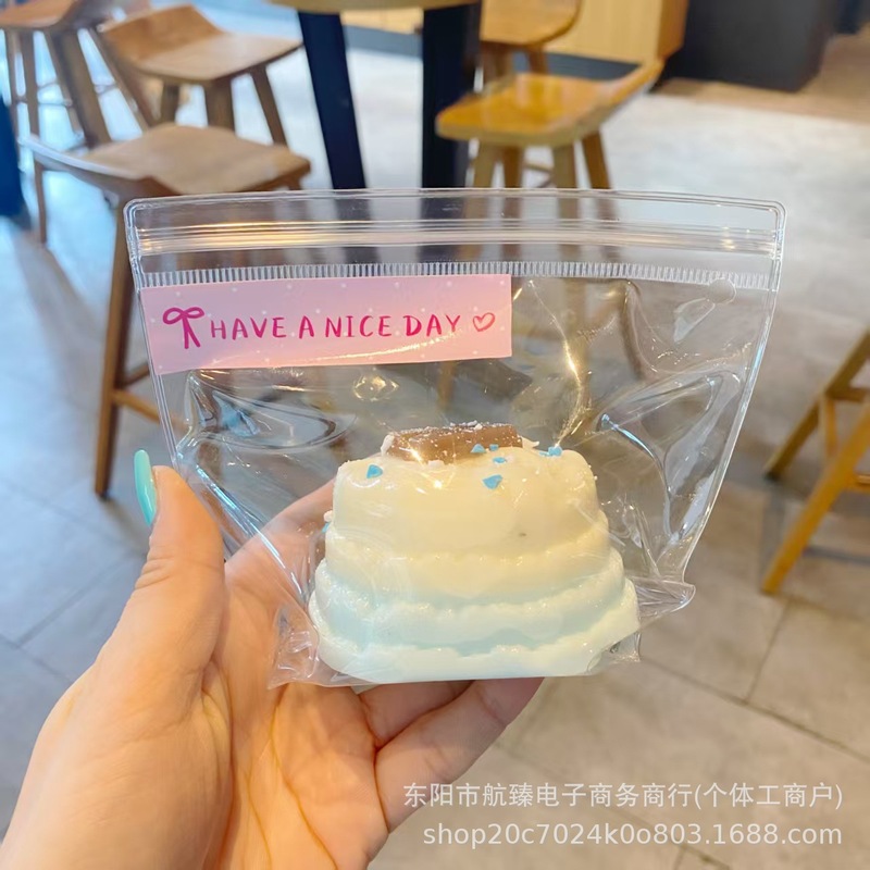 新款解压仿真巴斯克蛋糕食玩捏捏乐超厚超烂泥手感发泄减压玩具|undefined