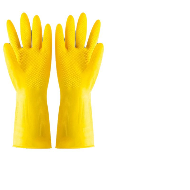 Guantes impermeables de tendón de toro grueso guantes domésticos de protección laboral resistente al desgaste limpio y duradero lavavajillas de cocina