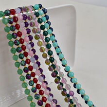 ��Ȼʯ����8mm··ͨɢ���������ɢ����朴������DIY�Ʒ���