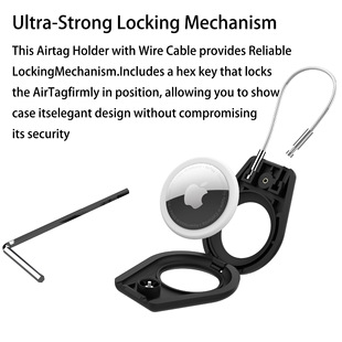 Suitable for Apple Airtag Protective Case Apple Tracker Airtag Waterproof Rope Safety Lock Protective Case